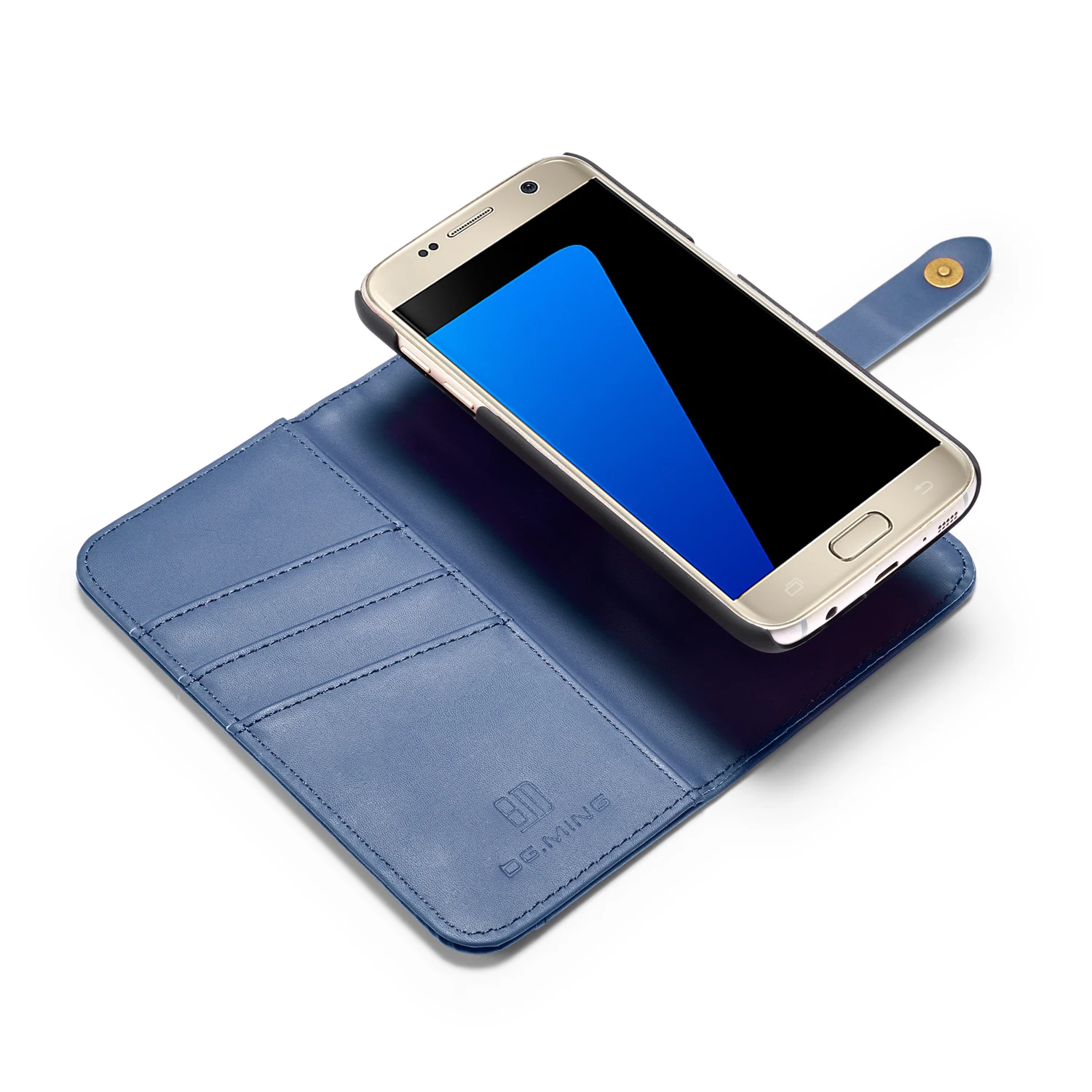 Съемный кожаный чехол бумажник 2 в 1 для Samsung Galaxy S7 s7 edge|Чехлы-портмоне| |