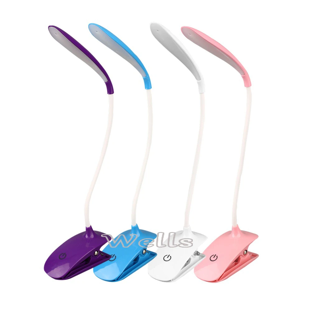 Светодиодная лампа для чтения с зажимом и подставкой Защита глаз светодиодный