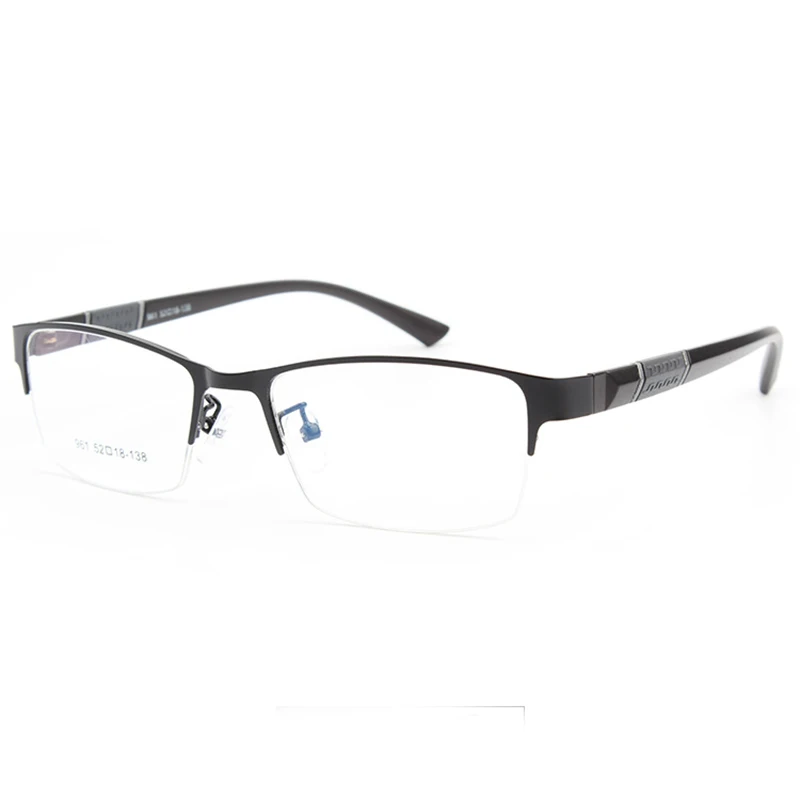 Mincl/Бизнес Квадратная Металлическая Мужская близорукость очки для чтения оправа