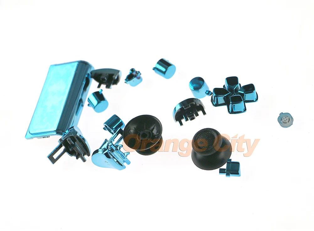 10 компл./лот ChengChengDianWan CUH ZCT2 JDM 040 Thumbsticks Dpad R1 L1 R2 L2 Кнопка Хром Полный пуговицы для ps4