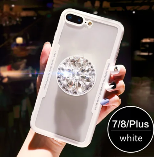 Роскошный чехол для мобильного телефона с алмазным принтом iPhone 6 6S 7 7Plus 8 8Plus X XR XS Max