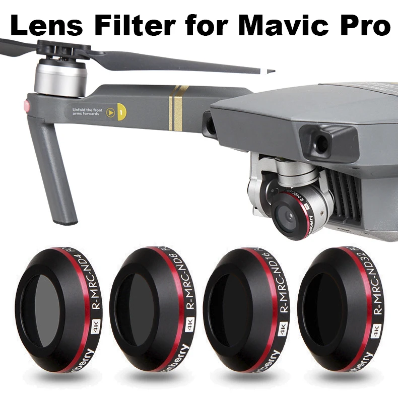 Ультралегкий фильтр для объектива UV CPL ND4 ND8 ND16 ND32 DJI Mavic Pro Platinum Drone поляризационный