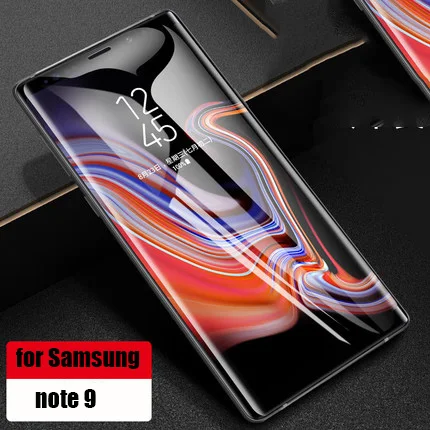 for samsung Note 9 2 шт. мягкая Гидрогелевая пленка для samsung S10E S8 S9 S10 Plus, полное покрытие, для Galaxy Note 8 9 S 10, защита для экрана, не закаленное стекло - Цвет: for samsung Note 9
