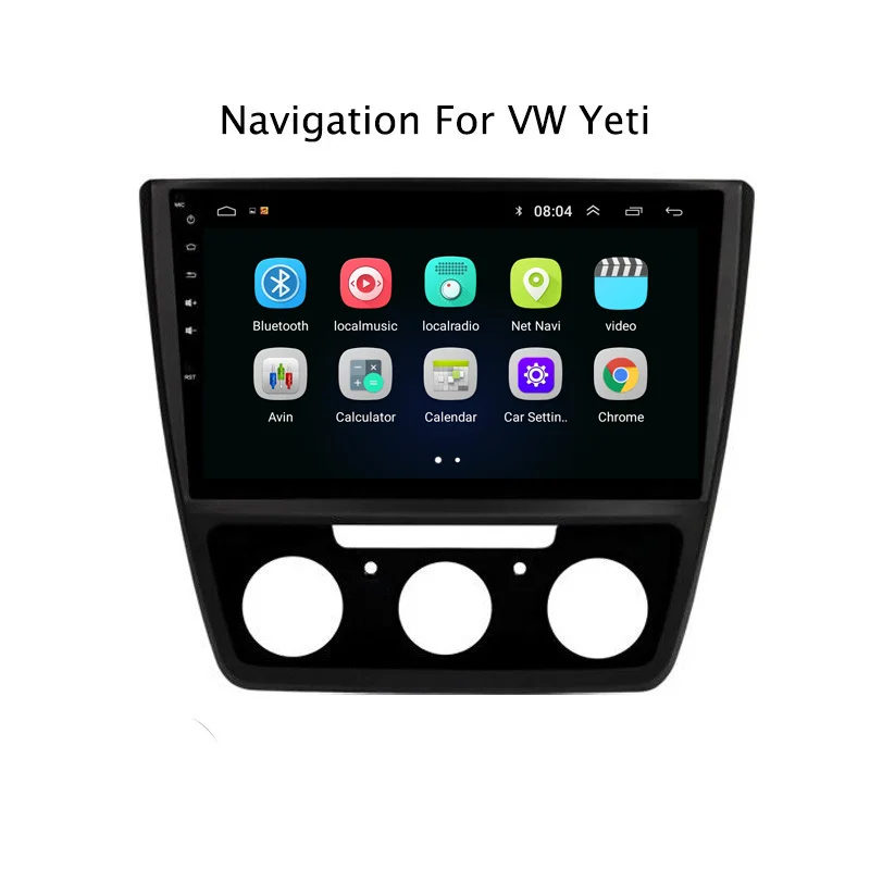 10 1 &quot2.5D IPS Android 8 автомобильный DVD GPS плеер для Skoda Yeti 2014 2015 2016 2017 Радио стерео