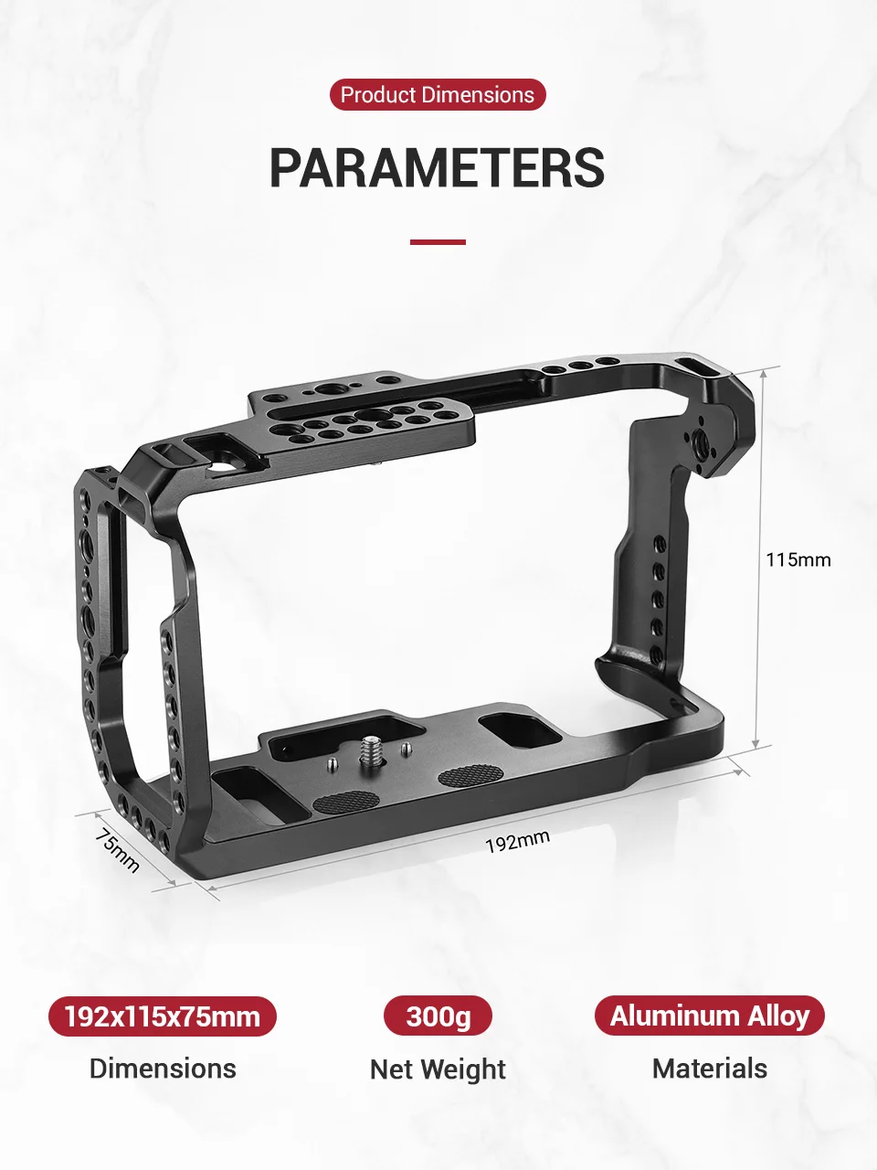 Клетка для камеры SmallRig BMPCC 4K 6K для карманного кинотеатра Blackmagic Design+ крепление для обуви Nato Rail-2203