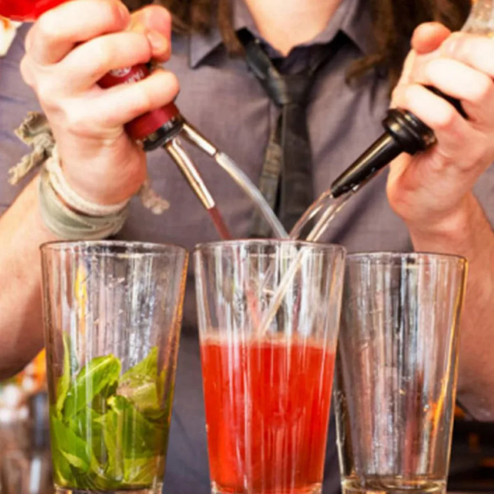 Дозатор для бутылки вина пива с крышкой и крышкой|Соусники| |