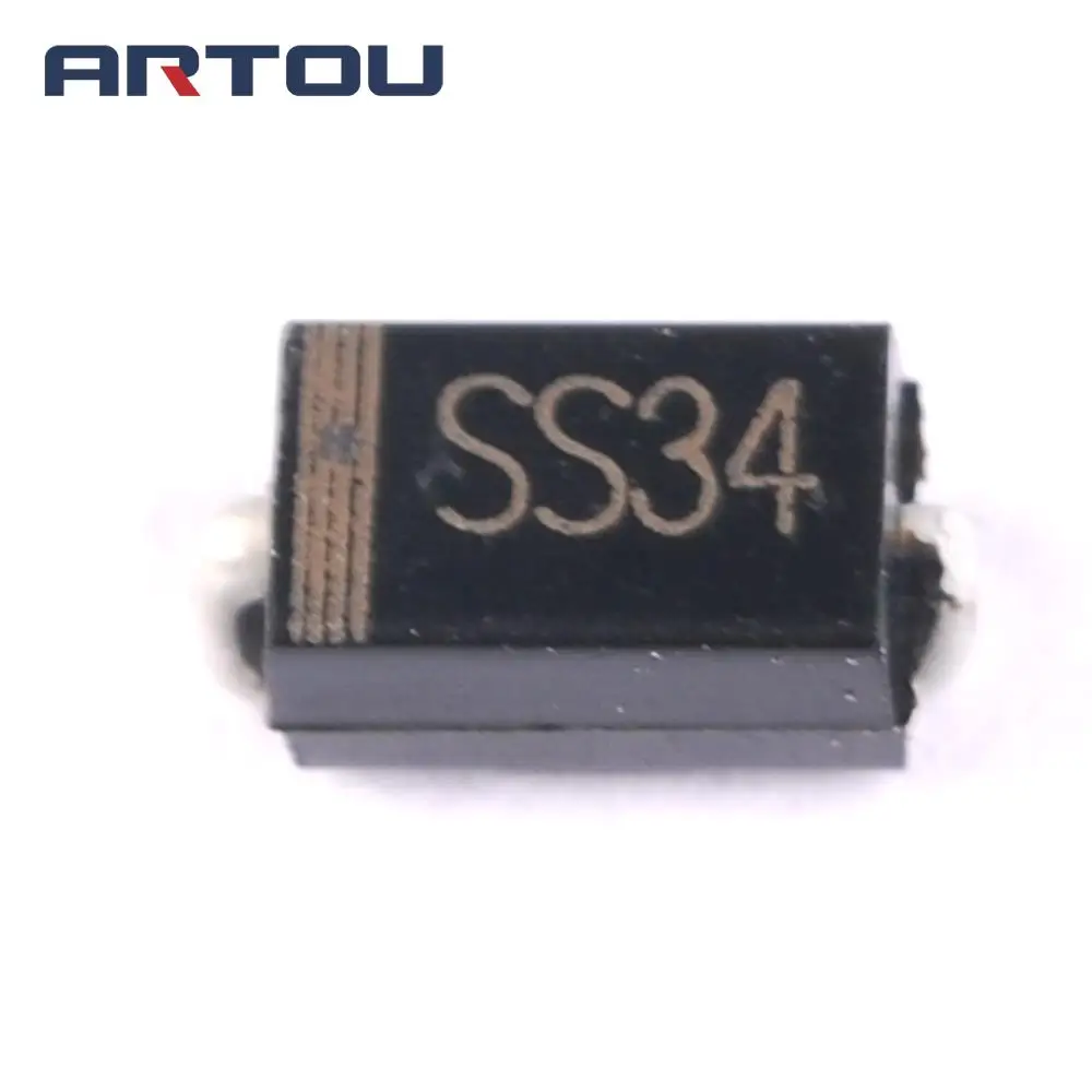 100 шт. IN5822 SS34 DO-214 AC 1N5822 SMD Schottky Барьерный Диод | Электронные компоненты и