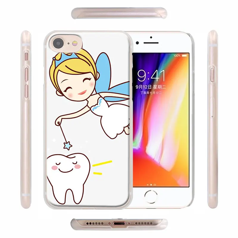 Стоматологический зуб чехол для телефона для Apple iPhone X XR 7 8 Plus 6 6s Plus XS MAX 11 Pro Max SE чехол для телефона Coque