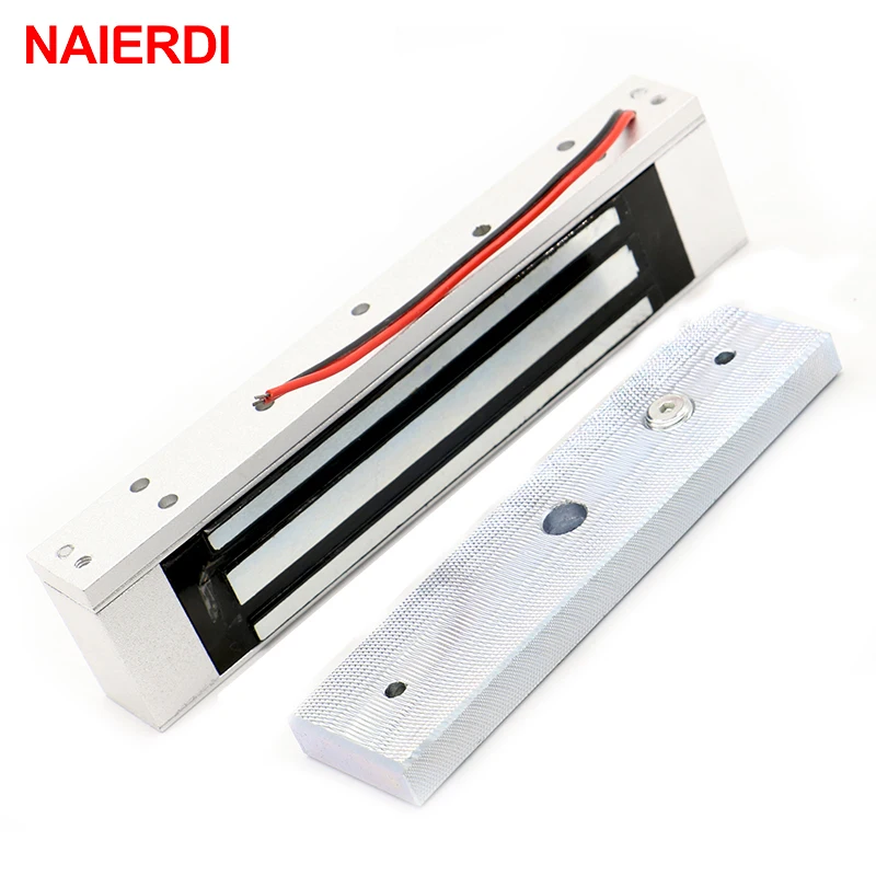 NAIERDI однодверный Электрический замок witn LED Light 12В Магнитный дверной для контроля