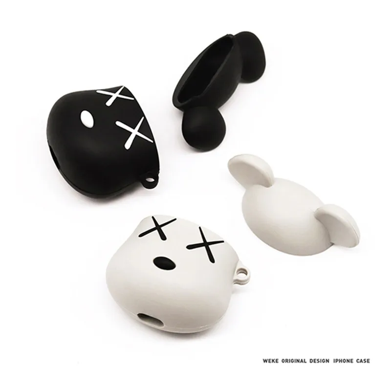 KAVA Мультфильм Bluetooth гарнитура коробка для Apple AirPods 1 2 Прекрасный Микки Маус Анти