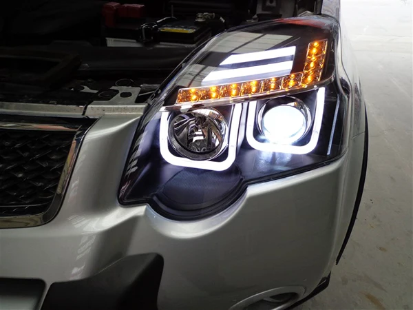 Для NISSAN X-TRAIL передние фары 2012 2013 год с дневными ходовыми огнями поворотные сигнальные парковочные огни