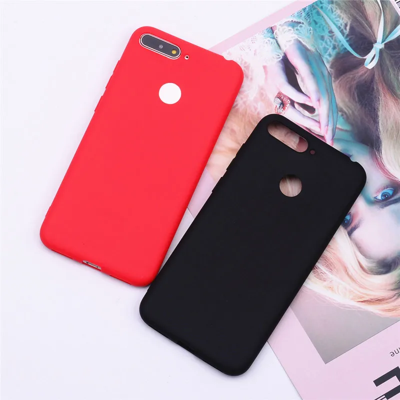 honor 7C 5.7 Cases on for Huawei AUM-L41 case inch Soft TPU Back Cover skin For Honor Phone Bag |