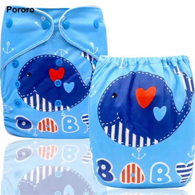 s09 PORORO Новое поступление postional цифровая печать карманный подгузник, напечатаны один размер ткани детские пеленки - Цвет: s09