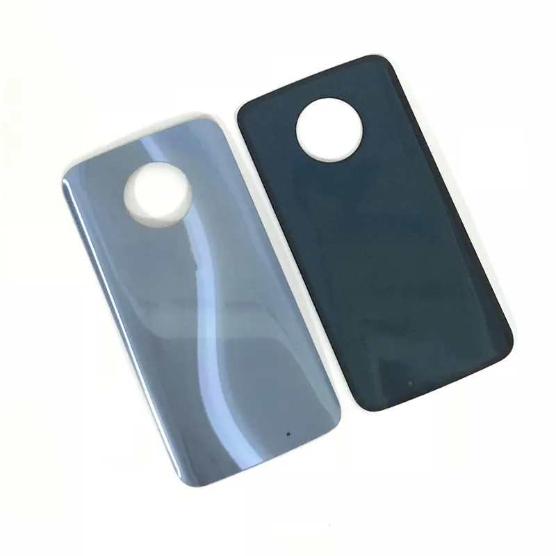 Для Motorola Moto x4 XT1900 задний корпус батареи задняя дверь чехол с клей наклейки T1900-5 XT1900-1 XT1900-2 - Цвет: Silver