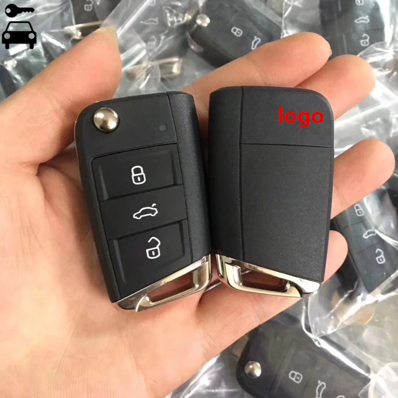 Оригинальный Автомобильный Дистанционный ключ MQB 434 МГц с чипом ID48 для Volkswagen Golf7