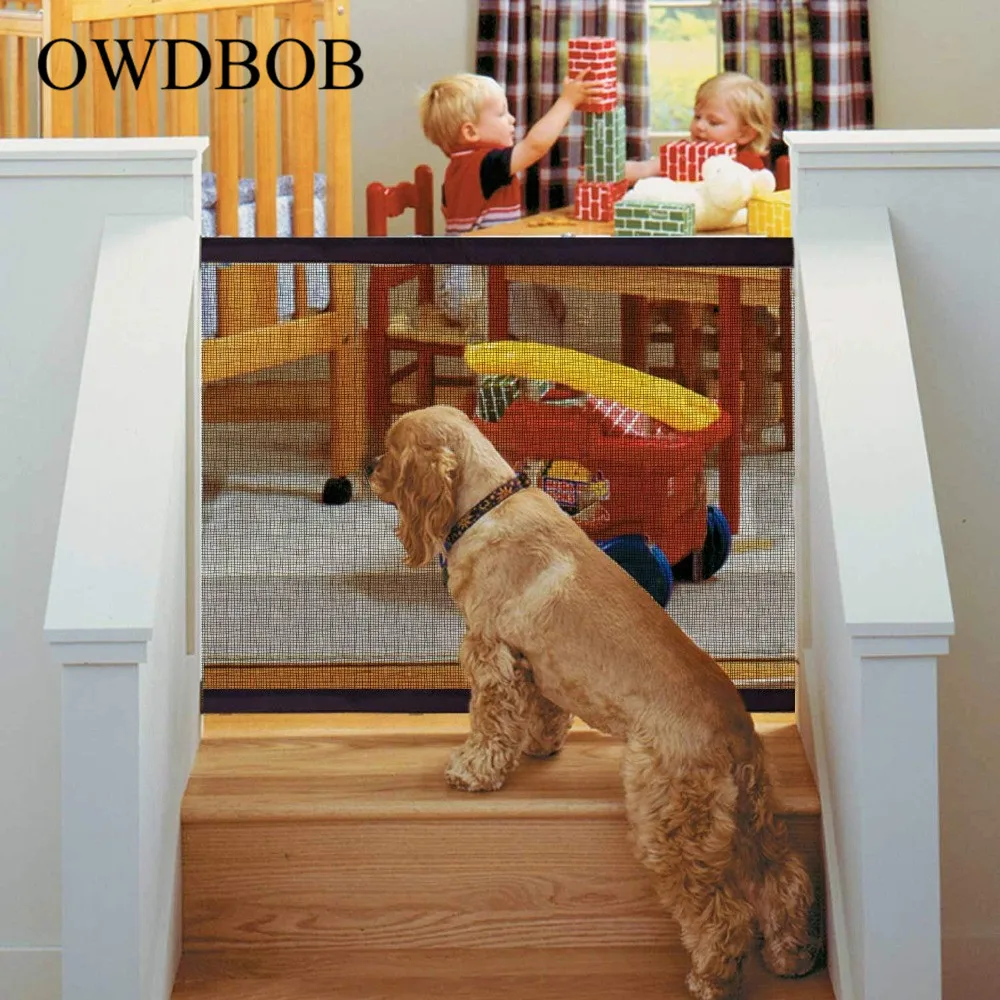 OWDBOB забор для собак, волшебные ворота, складной сейф, защитный кожух для собак, волшебные ворота для собак, кошек, аксессуары для домашних животных