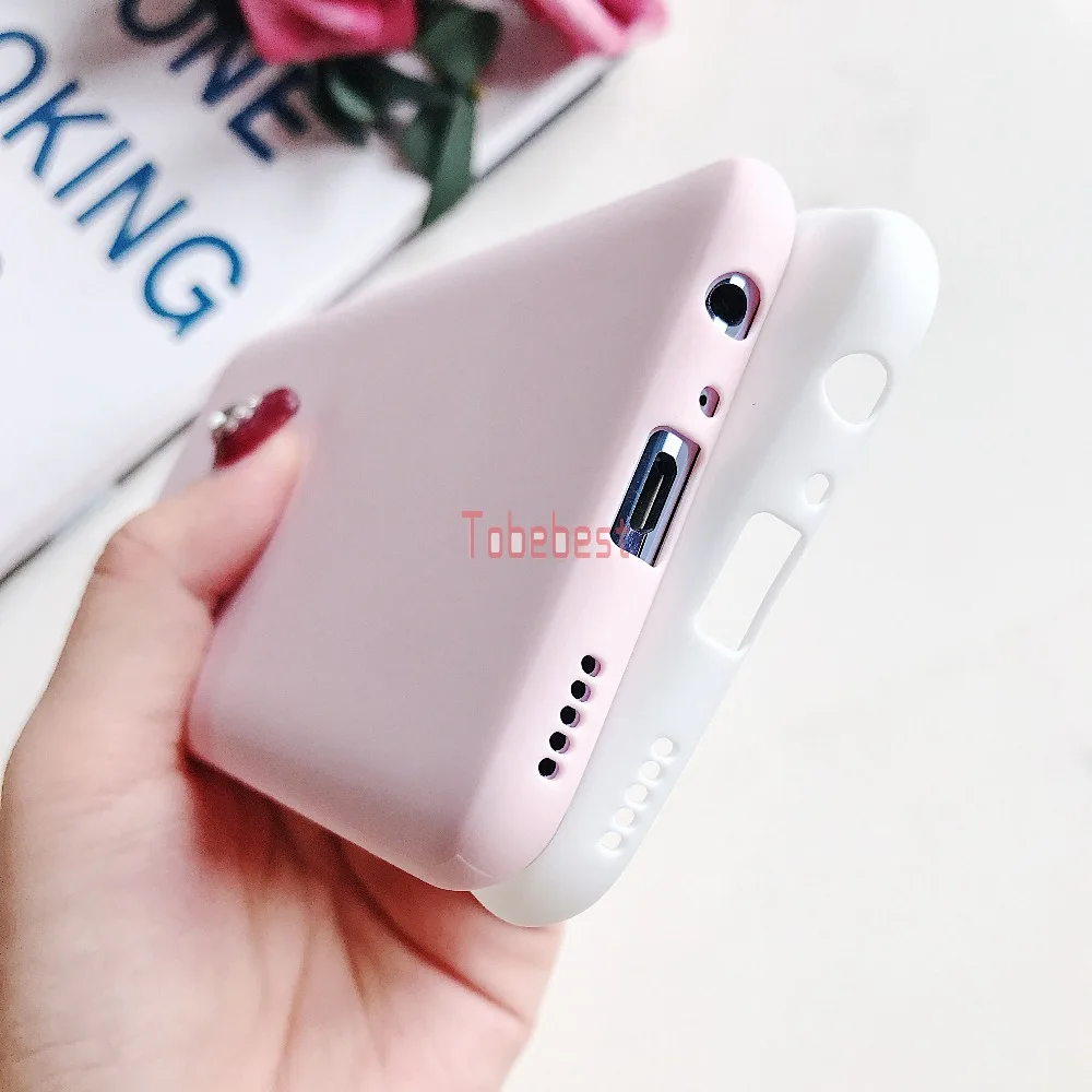 Huawei P Smart 2019 Case Candy Colorful Matte TPU Phone for Silicone Coque Honor 10 Lite Cover |