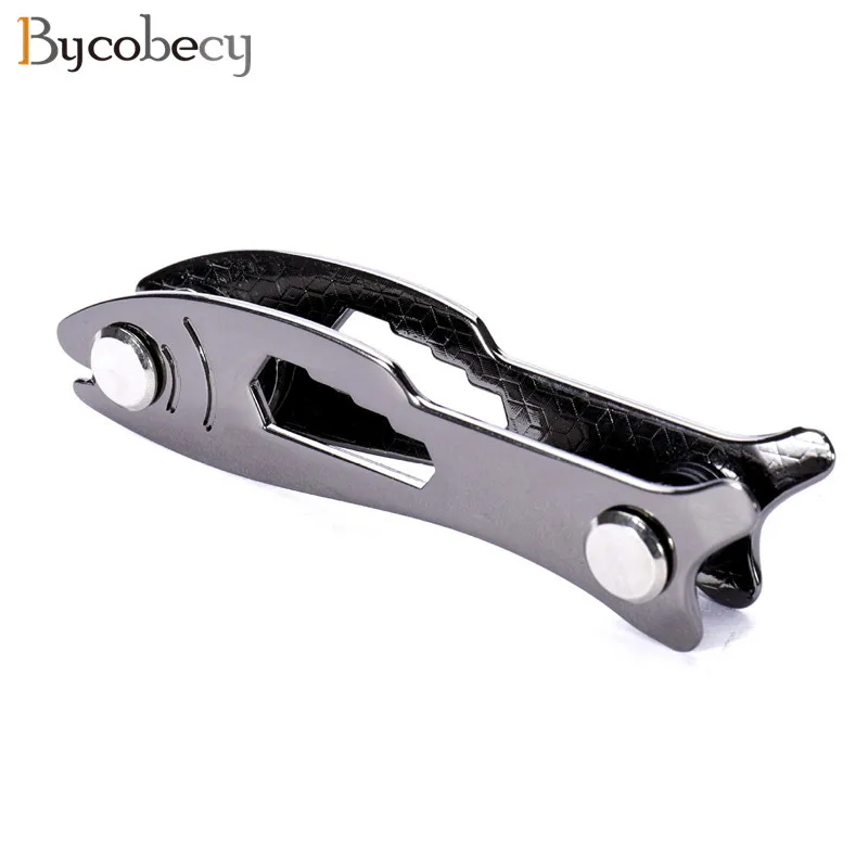 BYCOBECY металлический EDC ключ кошельки для мужчин Автомобильный держатель ключей