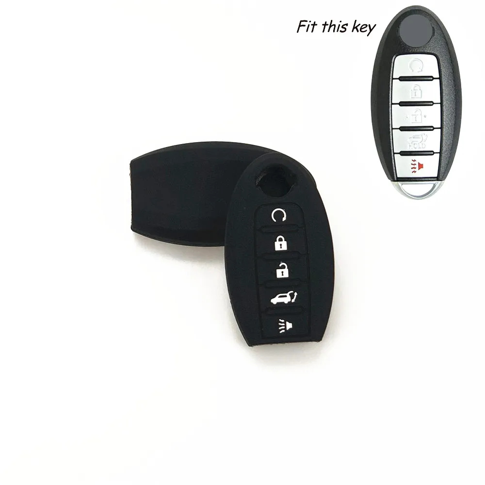 Автомобильные аксессуары силиконовый 5 кнопок пульт дистанционного ключа чехол