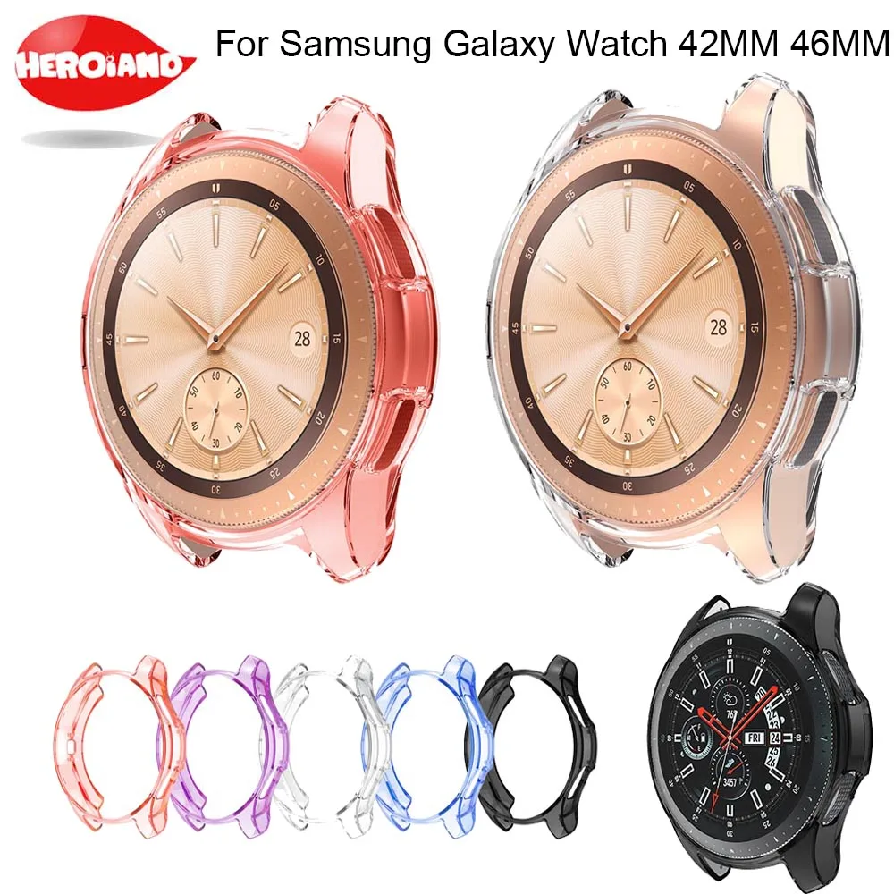 Чехол из ТПУ для Samsung Galaxy watch 46 мм Gear S3 Frontier защитный чехол 42 мм|Смарт-аксессуары| |