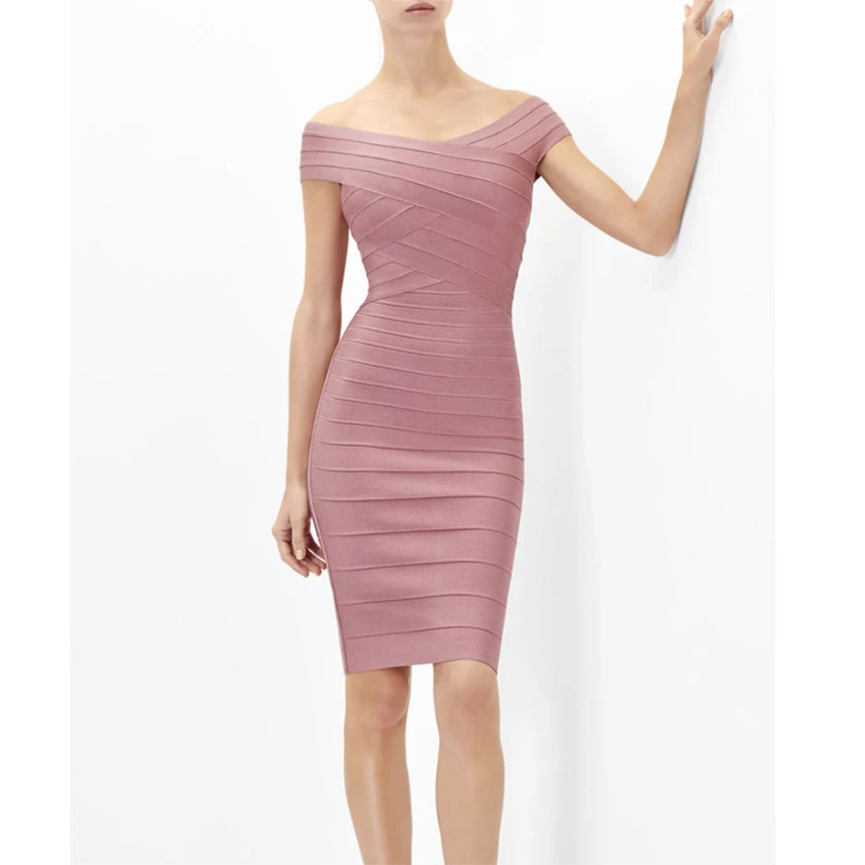 2019 новый летний Бандажное платье Для женщин знаменитости короткий рукав с