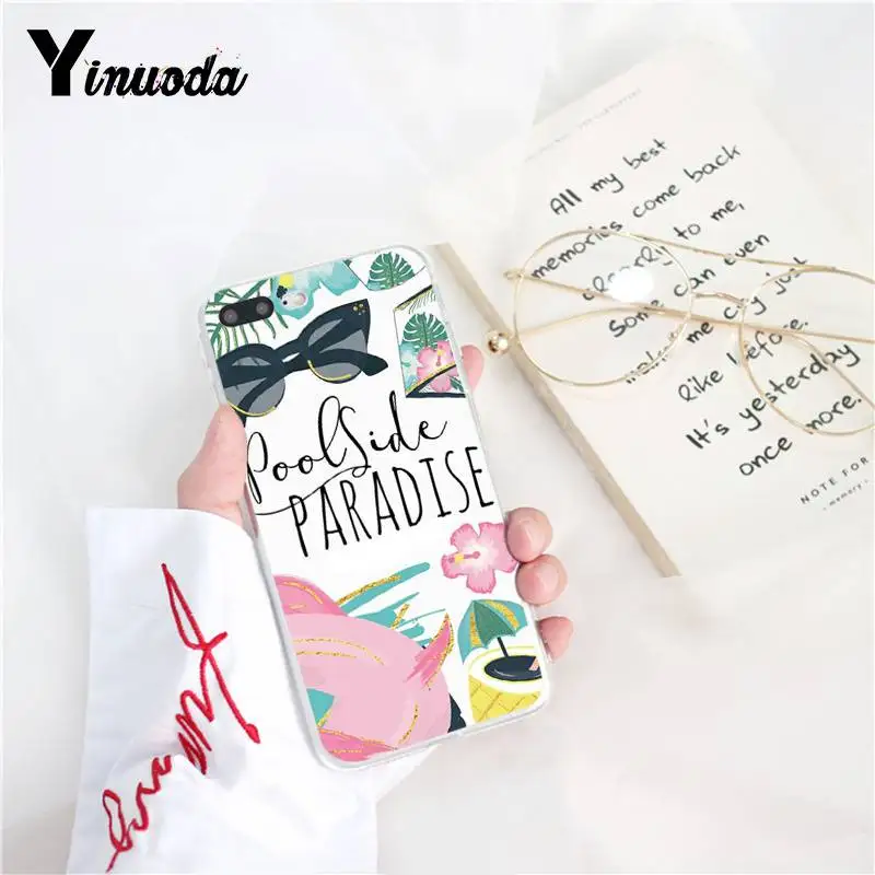 Новый чехол для телефона Yinuoda с фруктовым кокосом голубого неба Fundas iPhone 8 7 6 6S Plus X XS