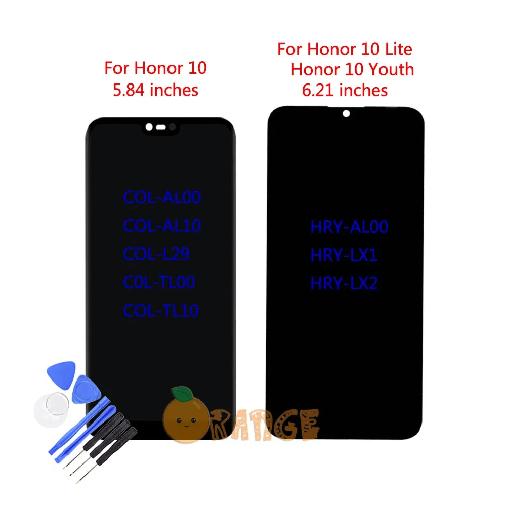 Новый ЖК дигитайзер Датчик монитор для huawei Honor 10 Lite HRY LX1 LX2/Honor COL L29 сборка Дисплей