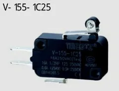 

Электрические микропереключатель V-155-1C25, V-165-1C25
