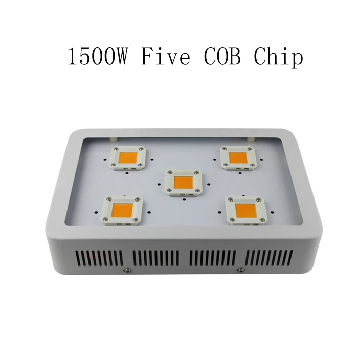 1500W COB 5LEDs Yabstrip светодиодный светильник для выращивания 1800 Вт полный спектр COB лампа для растений фитолампа для комнатной палатки цветок салат сеялка теплица Фито лампа - Испускаемый цвет: 1500W COB 5LEDs