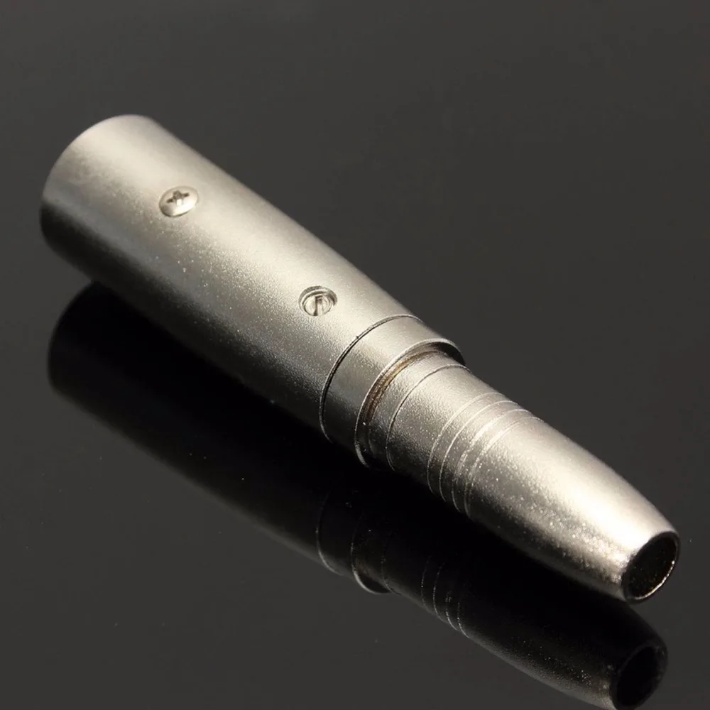 Аудиоадаптер XLR с 3 контактным штекером на 1/4 дюйма 6 35/6 5 мм моно гнездовой