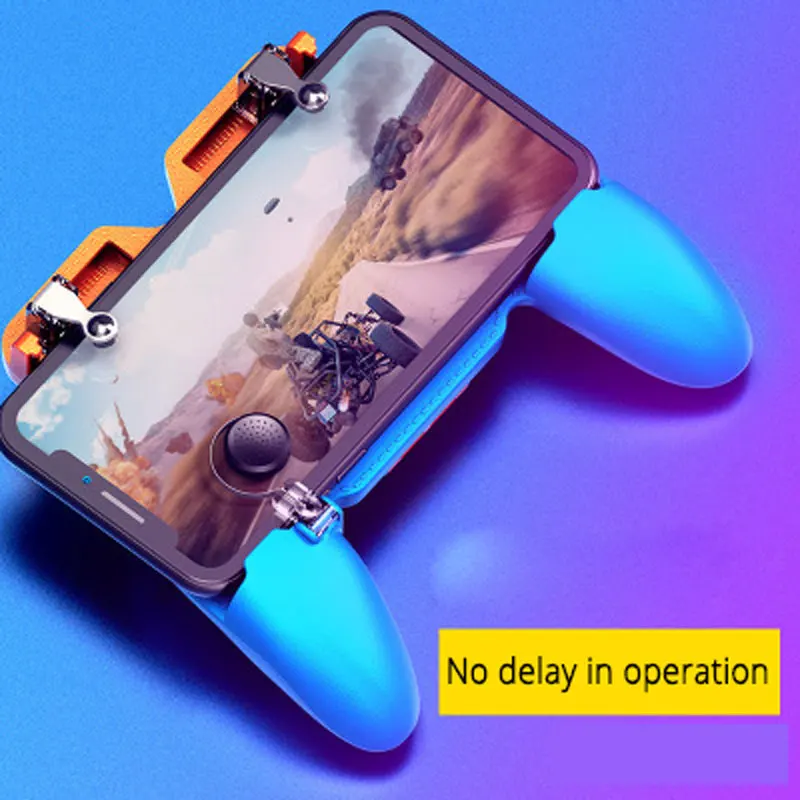 PUBG Mobile Game Controller Gamepad Joystick L1 R1 Triggers Button For All 4-6.3inch Android iOS Compatible Phone |