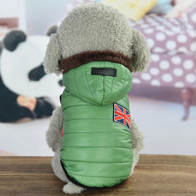 Warm Dog Clothes For Small Dogs Chihuahua Winter Outfit Soft Cotton Puppy Cat Pug Hoodie Fashion Dog Coat For French Bulldog