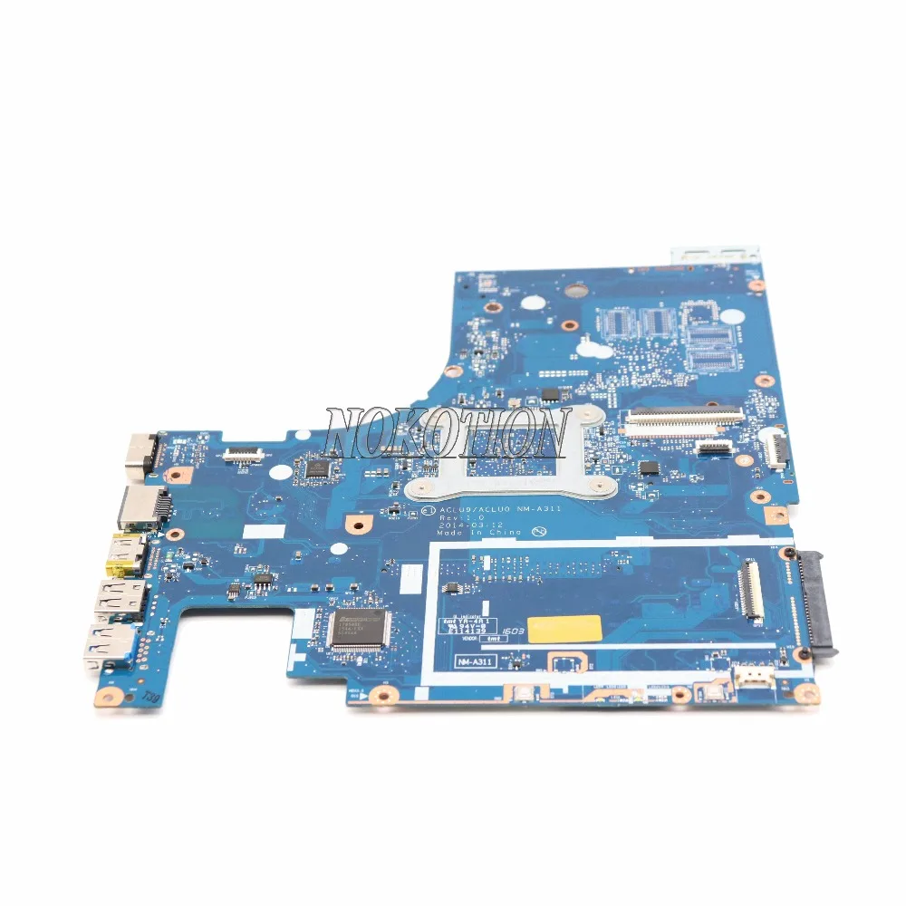NOKOTION ACLU9 ACLU0 NM A311 материнская плата для ноутбука lenovo Ideapad G50 30 основная SR1SG N2820