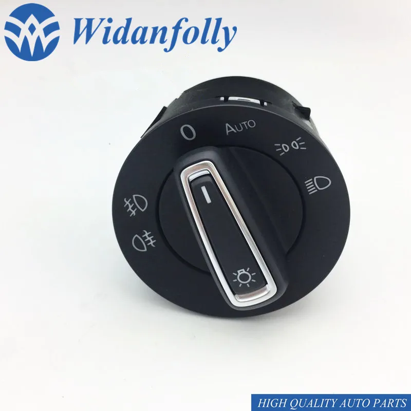 Хромированная кнопка переключения фар Widanfolly для Golf 7 MK7 2013 2014 2015 5GG941431D 5GG 941 431 D 431D 5G0