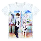 Пластиковая футболка с изображением героев японского аниме Tsukasa Mizugaki, Интеллектуальный робот, история любви, одежда на заказ