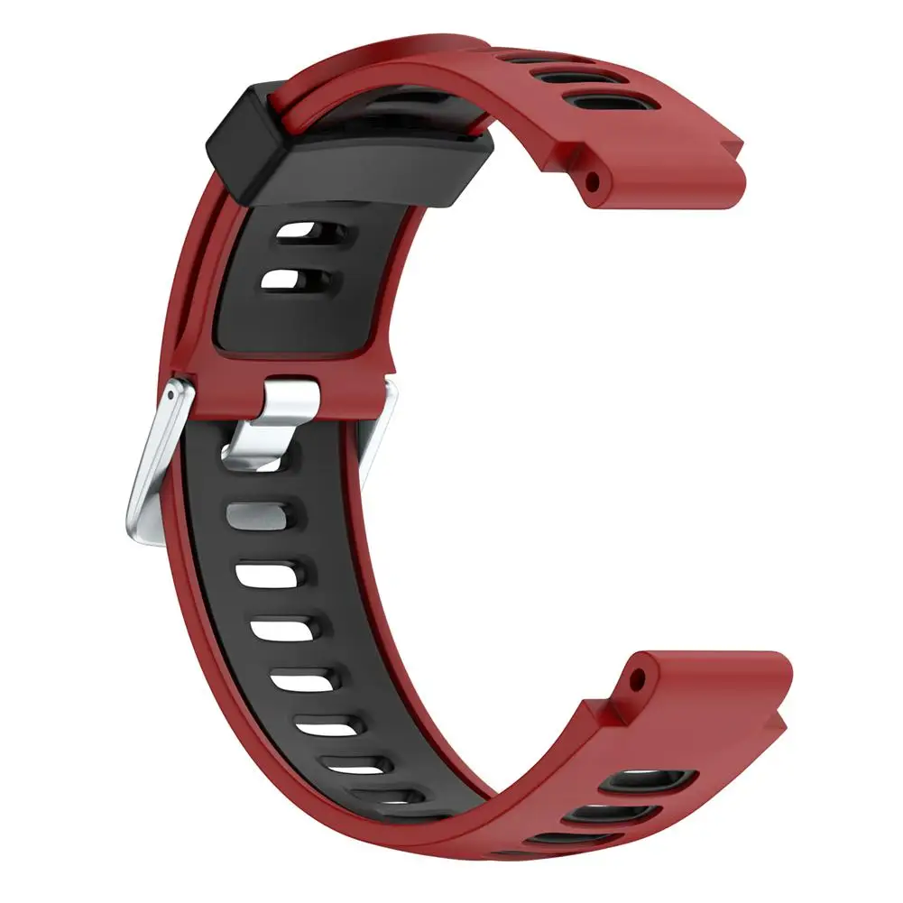 Силиконовый двухцветный удобный сменный ремешок для Garmin Forerunner 735XT 630 620 235 230 220