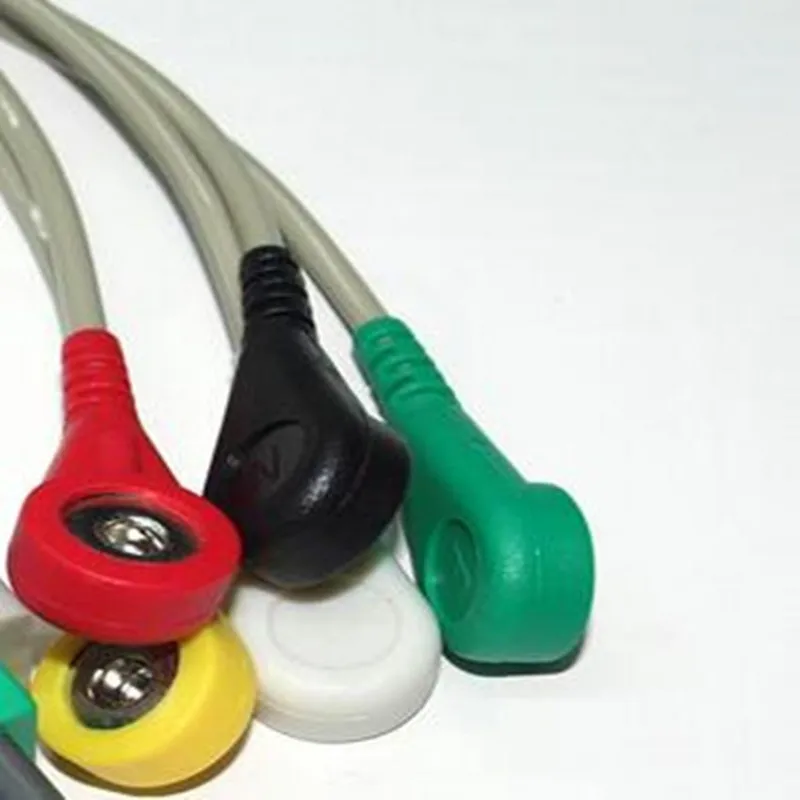 Совместим с Philips/HP 12Pin MP20/30/VM6 монитор пациента ECG кабель один кусок 5 проводов Leadwires