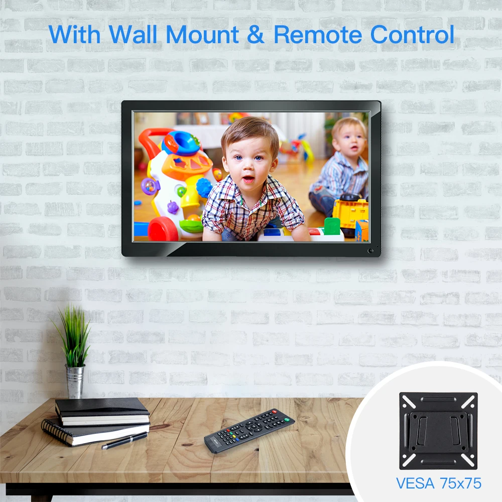 Eyoyo 15 6 дюймовый монитор маленький Hdmi портативный vga CCTV с экраном lcd 1280x720 16:9 IPS Display