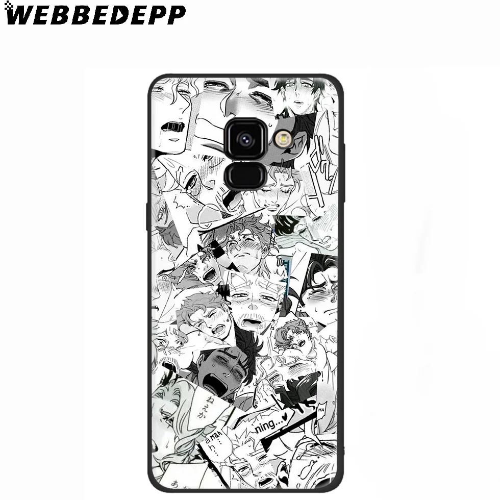 WEBBEDEPP аниме девушка милые лица Силиконовый чехол для Samsung Galaxy A3 A5 A6 A7 A8 A9 A10 A20 A30 A40 A50
