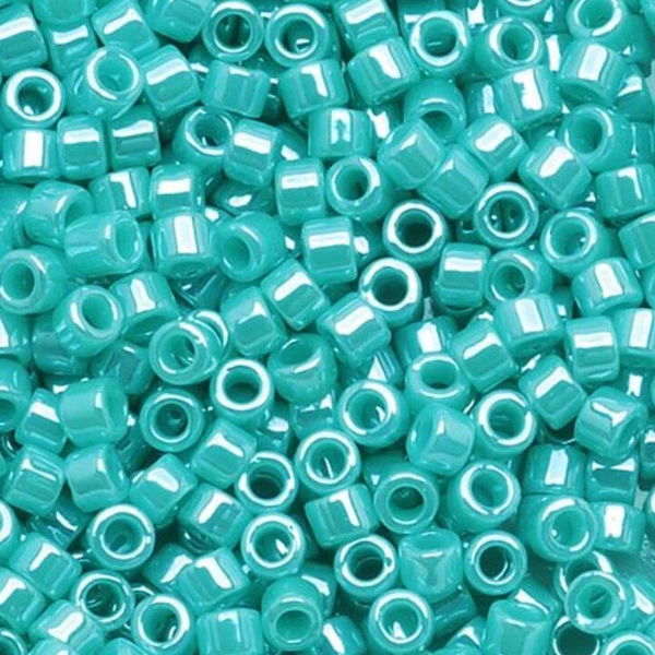 Тайдиан Delica бусины для Travail Des Perles 11/0 Непрозрачный опал блеск Perles Recherche De Bijoux 4000 штук 20 грамм 1,6x1,3 мм