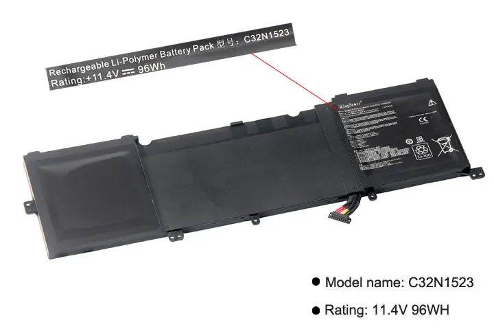 KingSener Новый C22 UX31 ноутбук Батарея для ASUS Zenbook UX31A UX31E DH72 C23 7 4 V 50WH/6840 мА ч|Аккумуляторы