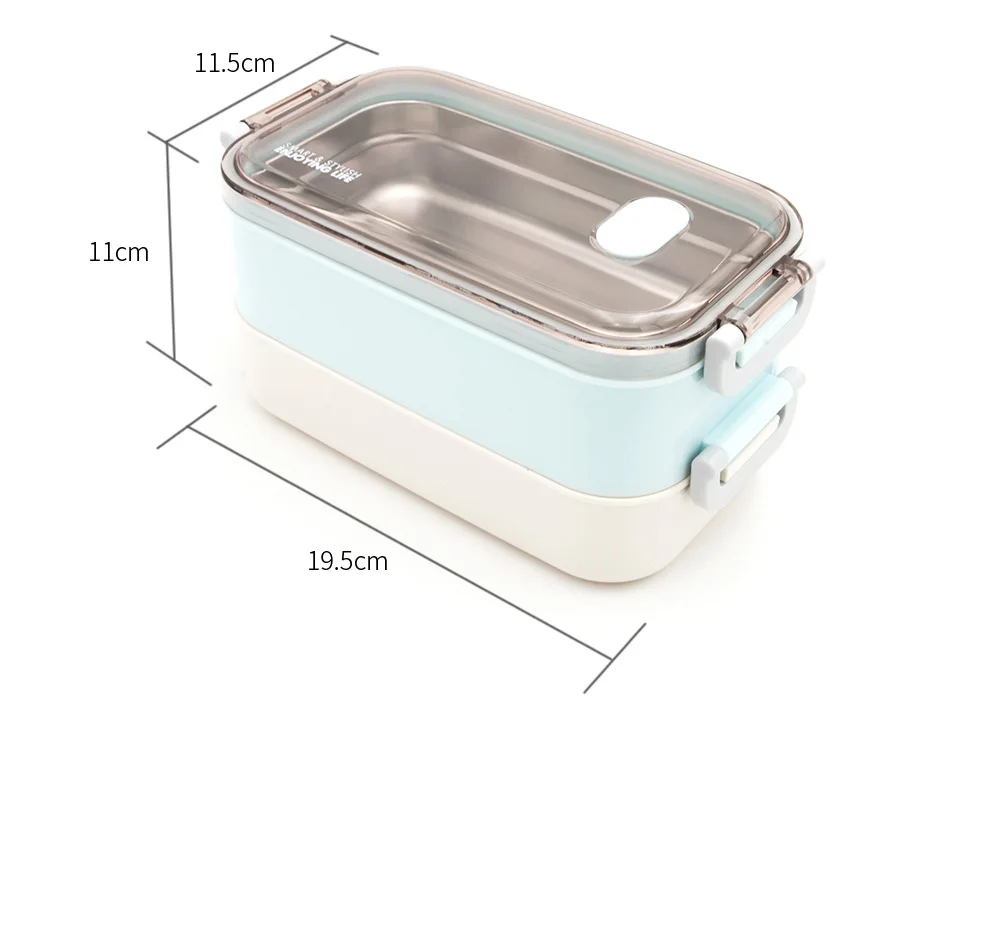 Портативный креативный Студенческая коробка для завтрака Bento Box пластиковый офисный автомобиль подходит для нагревания в микроволновке квадратный двухслойный контейнер для еды