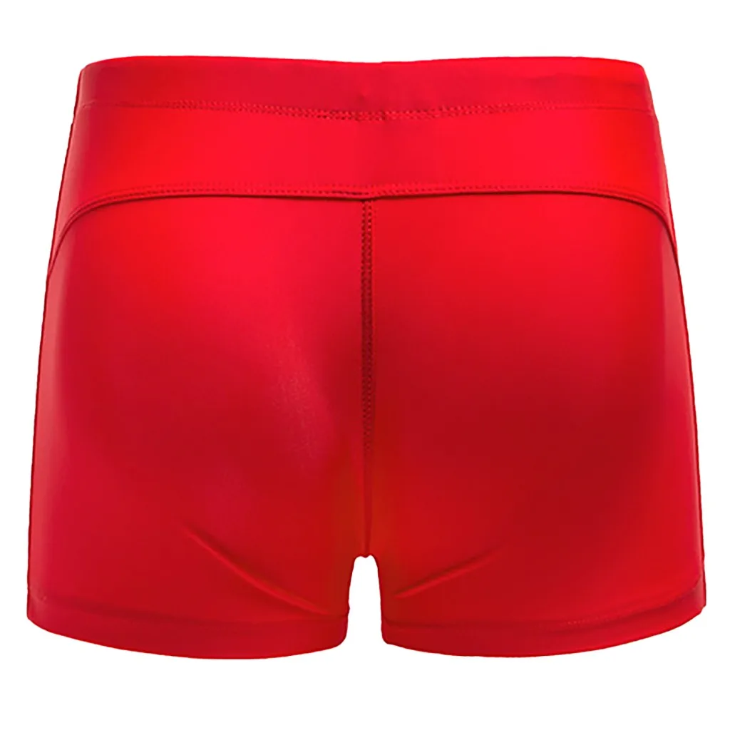 Женский купальный костюм Maillot De Bain для мальчиков шорты боксеры красные мужские