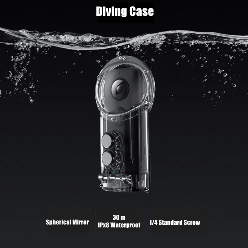 Original 30m Dive Case Shell For Insta360 One X Snorkeling Surfing Waterproof Accessories | Электроника