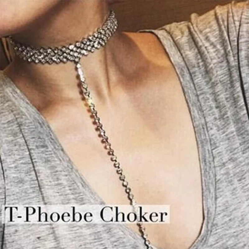 Loveiystar New European Style Women Necklace Jewelry Luxury Rhinestone Sexy Short Choker Statement Accessories JY7090 | Украшения и