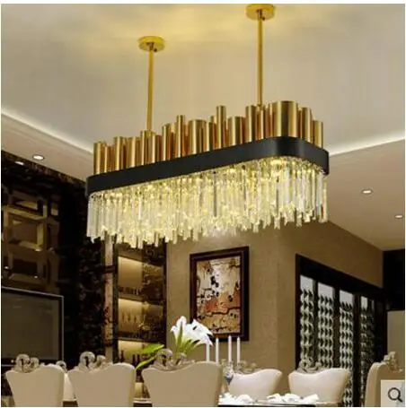 Хрустальная квадратная лампа для ресторана постмодерн простая Вилла из