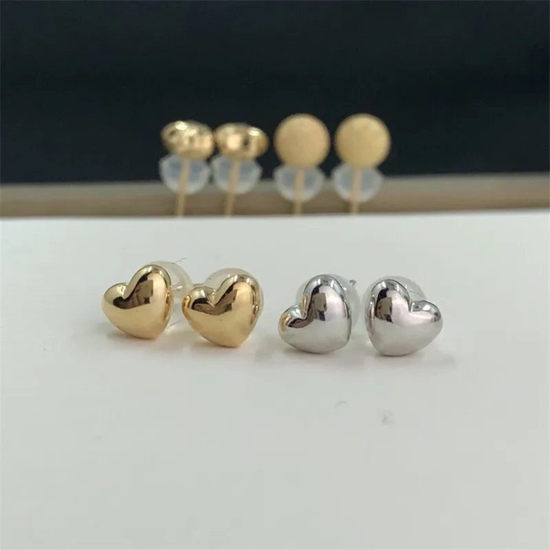 Aazuo Real 18 К Белое золото с настоящими бриллиантами 0.42ct IJ SI классические круглые серьги гвоздики подаренные для женщин Свадебная вечеринка Au750 настоящее золото