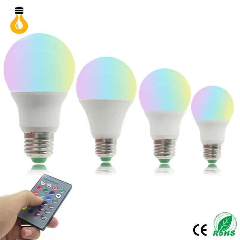 1 xмилые AC85V-265 V 3W 5W 7W 9W 16 красочный изменяемый RGB Светодиодный точечный светильник