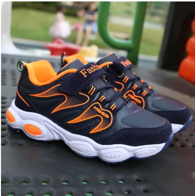 

NEW Children running shoes boys breathable mesh sports shoes for girls leather sneakers 2018 spring autumn kids travel shoes