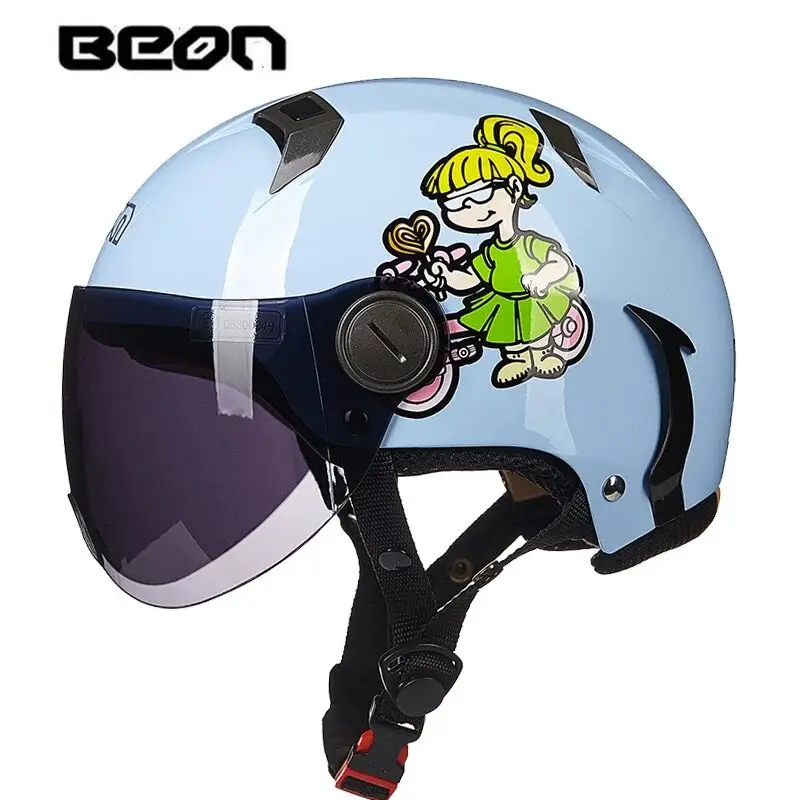 Ретро Скутер половина шлем мотоциклетный четыре сезона универсальный честный